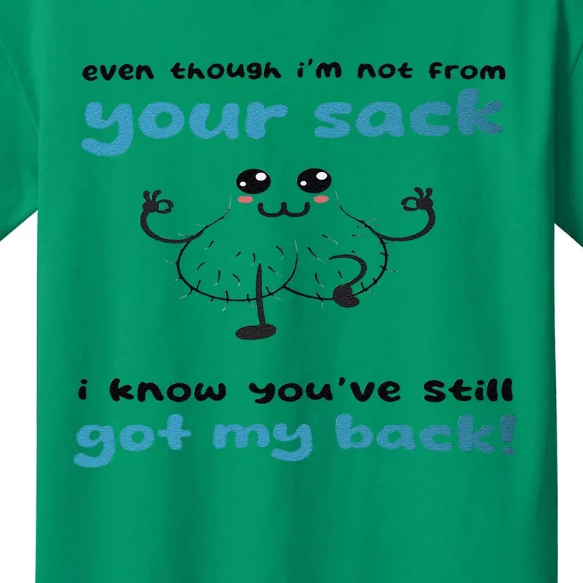 Funny Stepdad Even Though IM Not From Your Sack Kids T-Shirt