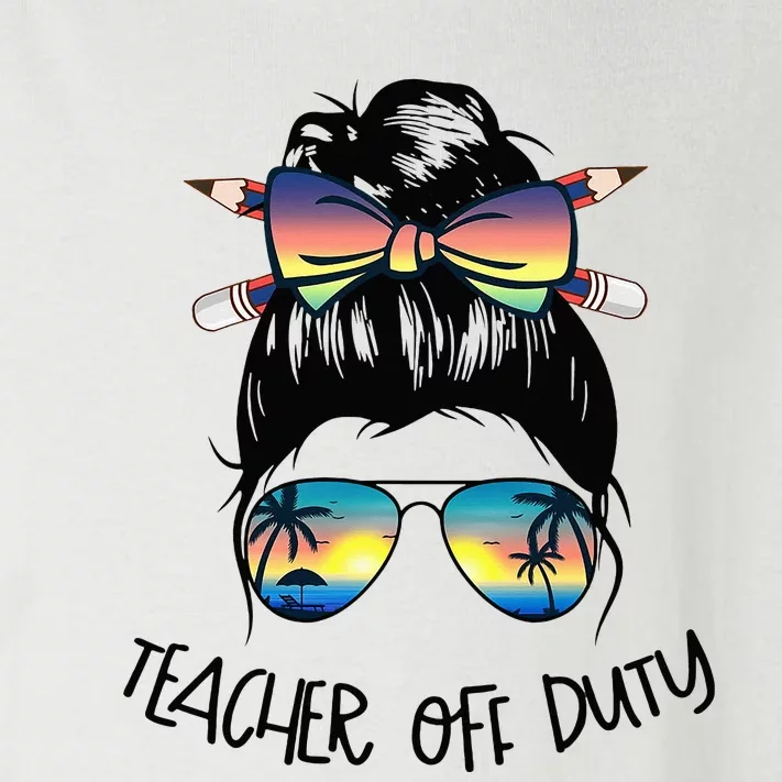 Funny Summer End Of School Year Teacher Off Duty Toddler Long Sleeve Shirt