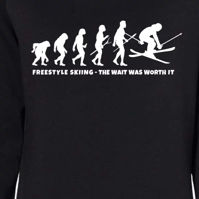 Freestyle Skier Evolution Of Freestyle Skiing Gift Womens California Wash Sweatshirt