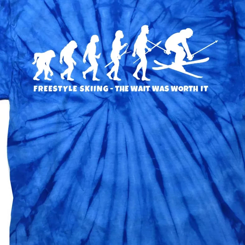 Freestyle Skier Evolution Of Freestyle Skiing Gift Tie-Dye T-Shirt