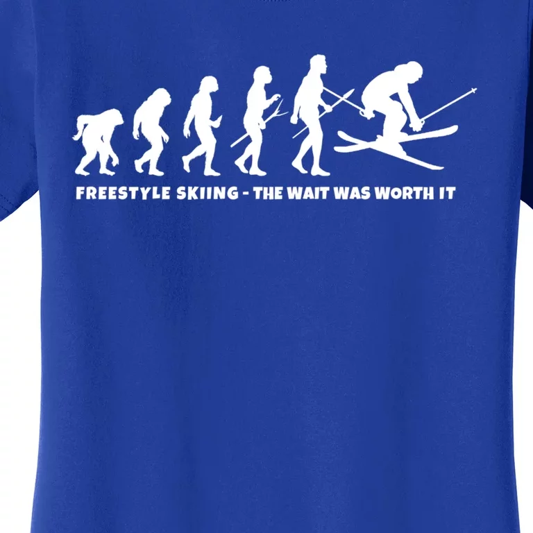 Freestyle Skier Evolution Of Freestyle Skiing Gift Women's T-Shirt