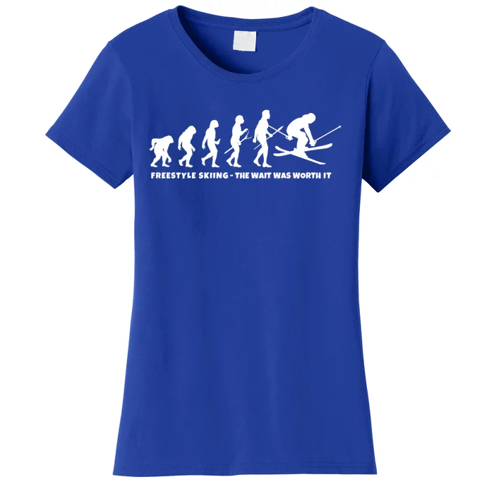 Freestyle Skier Evolution Of Freestyle Skiing Gift Women's T-Shirt