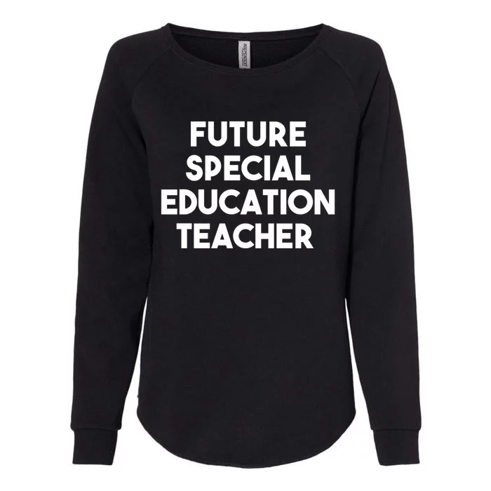 Future Special Education Teacher Gift Womens California Wash Sweatshirt