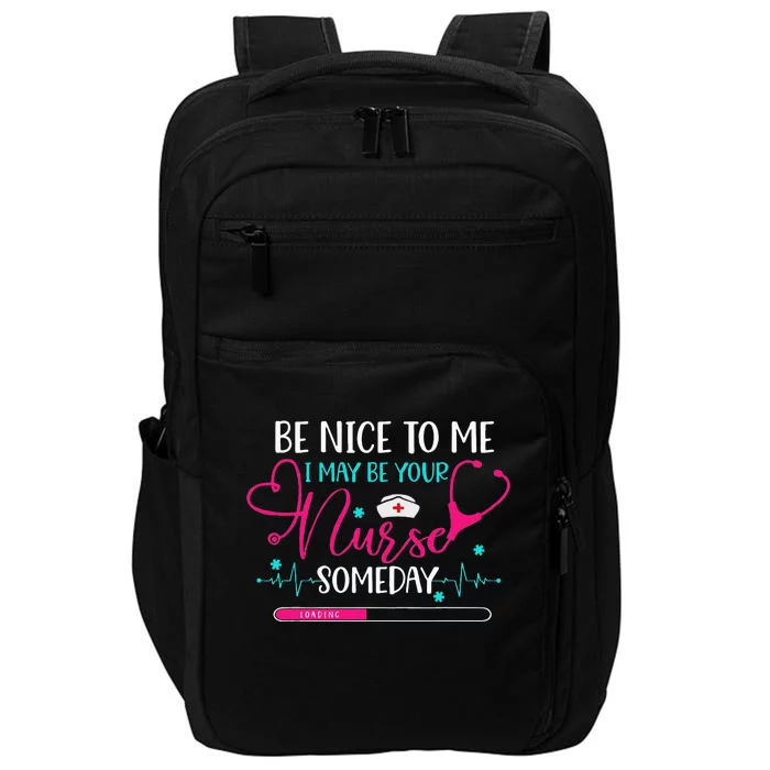 Funny Saying Future Nurse Nursing School Student RN BSN LPN Impact Tech Backpack