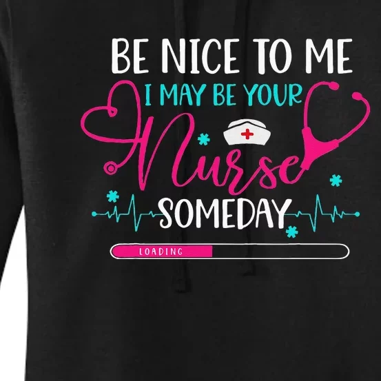 Funny Saying Future Nurse Nursing School Student RN BSN LPN Women's Pullover Hoodie