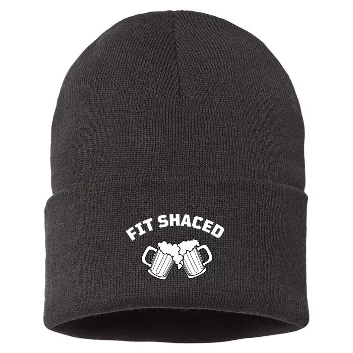 FIT SHACED Funny St Patrick Sustainable Knit Beanie