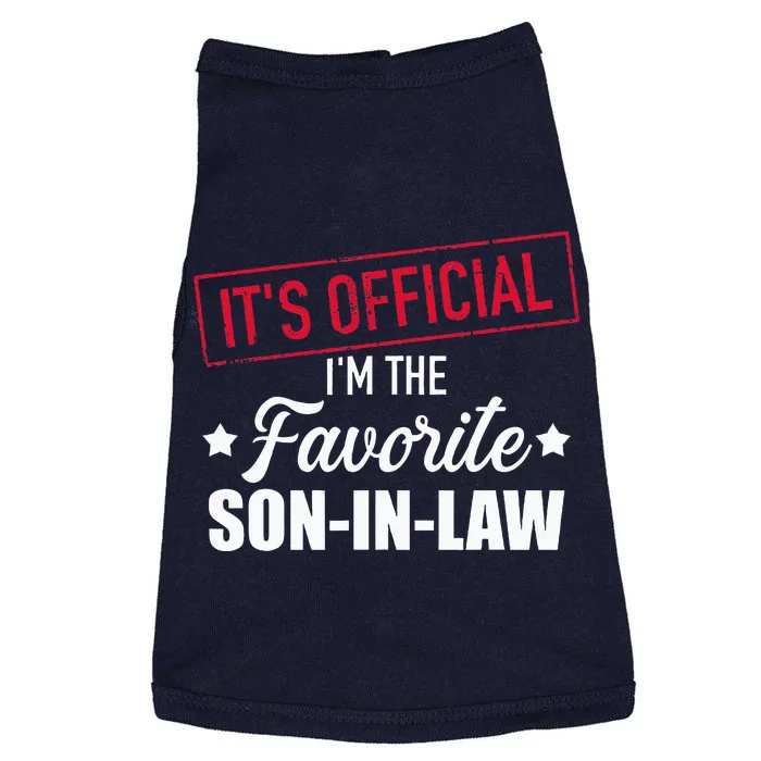 Favorite Soninlaw From Motherinlaw Or Fatherinlaw Doggie Tank