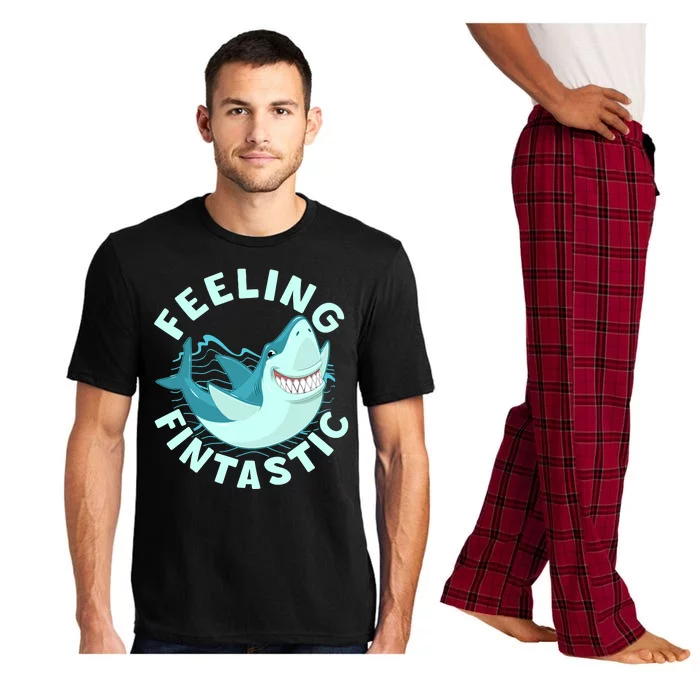 Funny Shark Feeling Fintastic Shark Week Fan Pajama Set