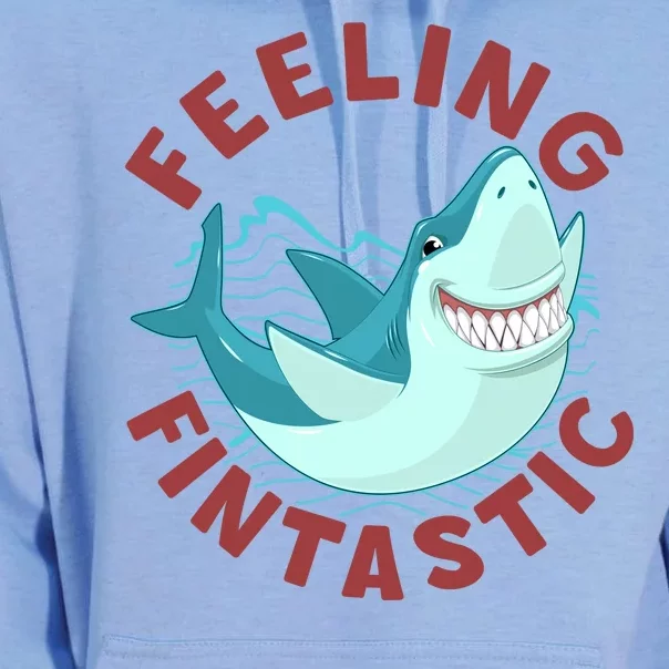 Funny Shark Feeling Fintastic Shark Week Fan Unisex Surf Hoodie