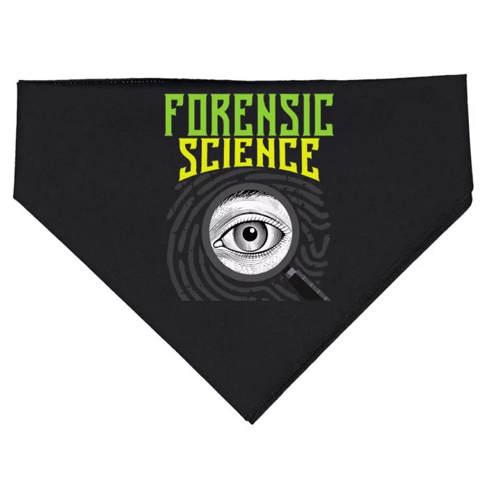 Forensic Science Forensics Forensic Scientist Criminology USA-Made Doggie Bandana