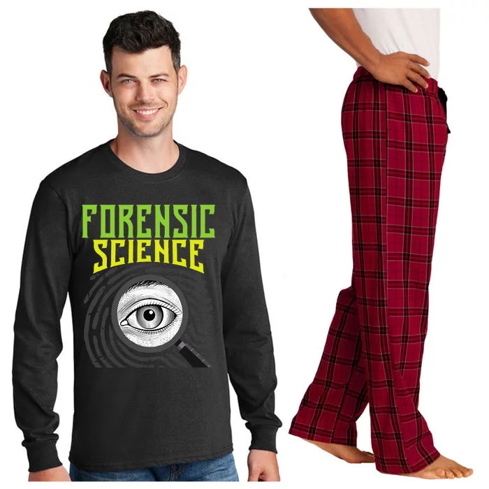 Forensic Science Forensics Forensic Scientist Criminology Long Sleeve Pajama Set