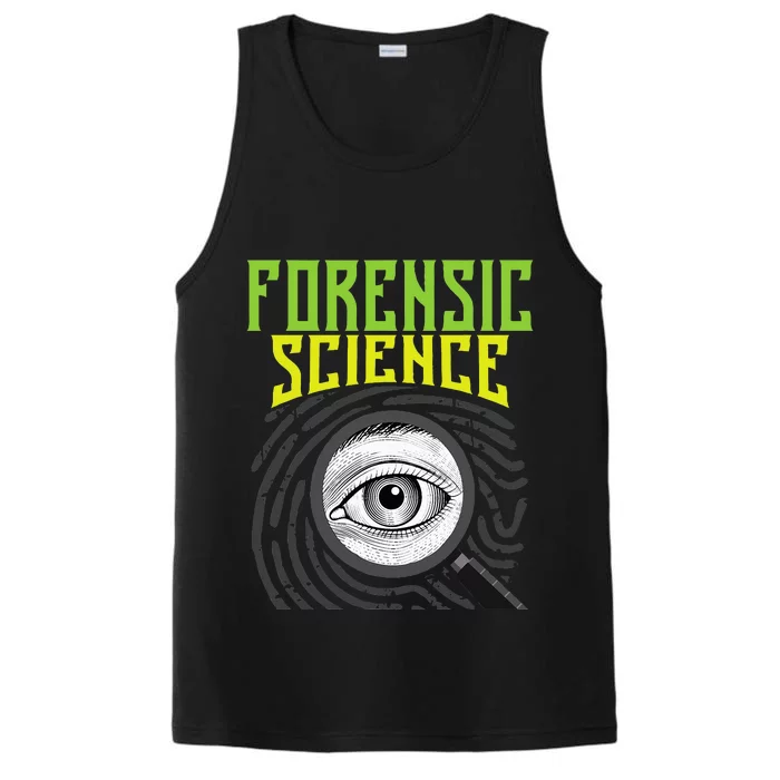 Forensic Science Forensics Forensic Scientist Criminology Performance Tank