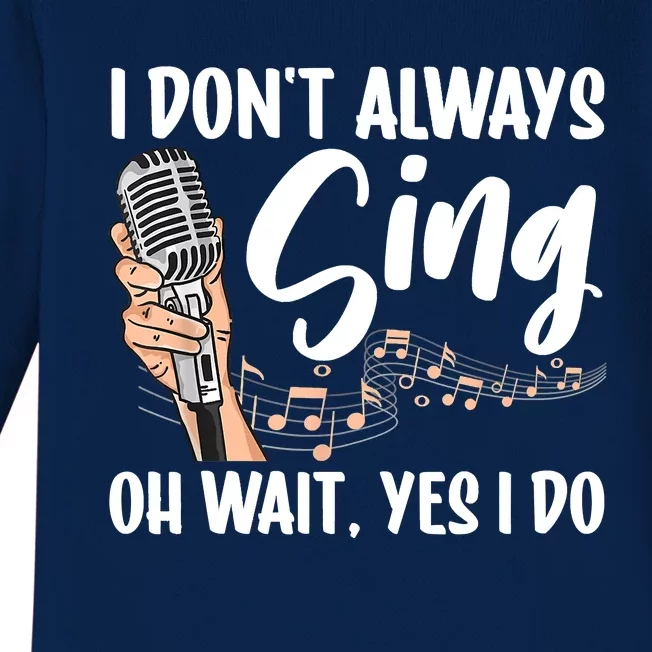 Funny Singer For Men Women Karaoke Microphone Singing Lovers Baby Long Sleeve Bodysuit