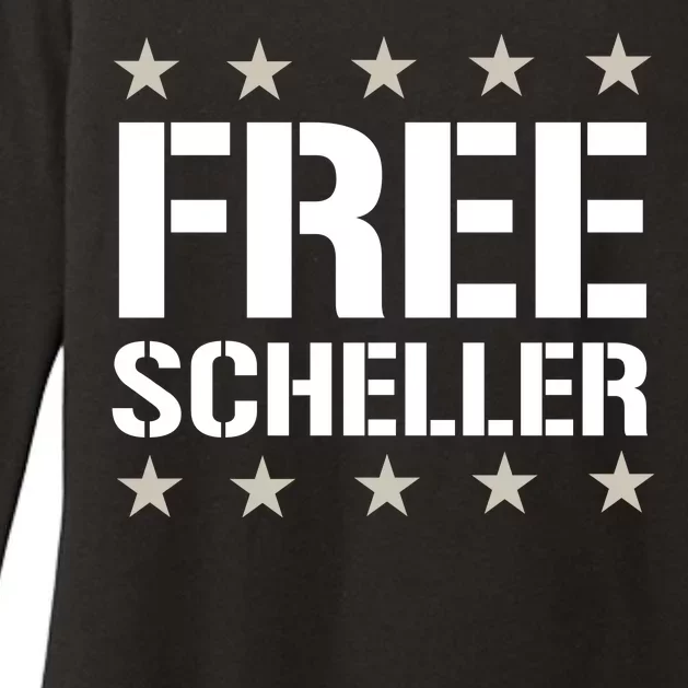 Free Scheller Womens CVC Long Sleeve Shirt