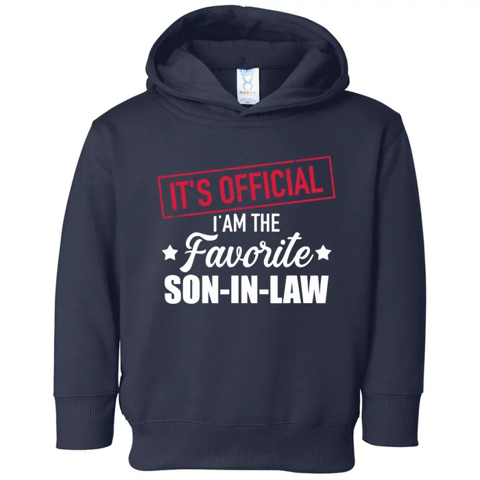 Favorite Soninlaw From Motherinlaw Or Fatherinlaw Toddler Hoodie