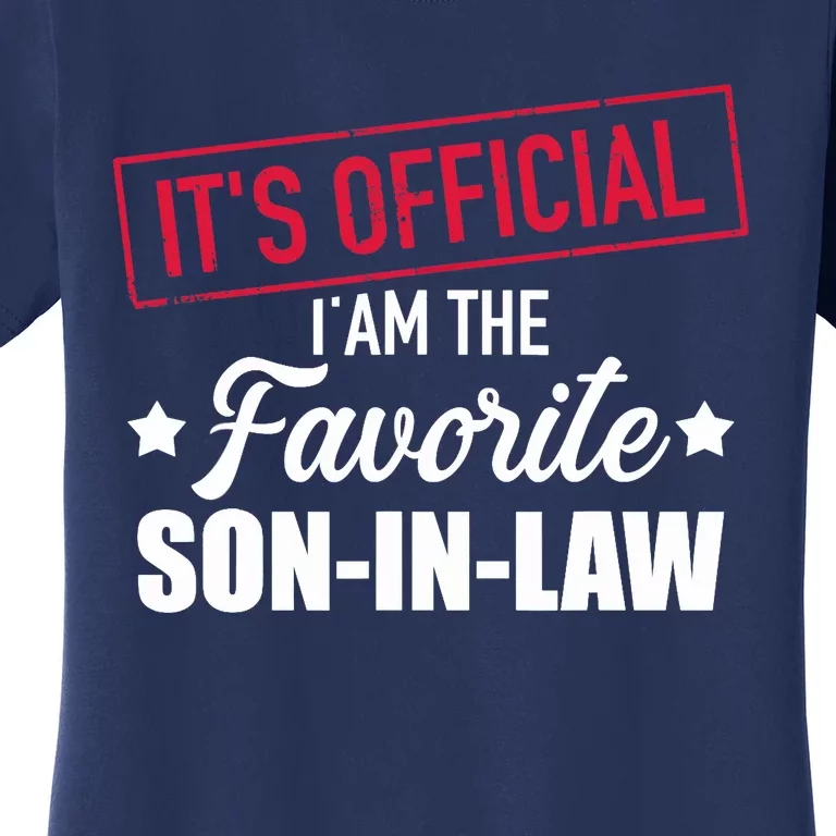 Favorite Soninlaw From Motherinlaw Or Fatherinlaw Women's T-Shirt