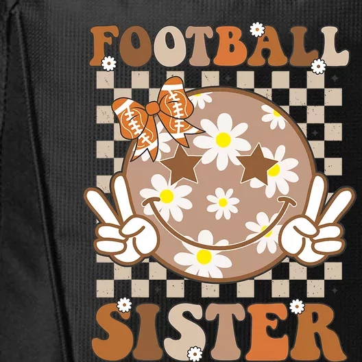 Football Sister For Sport Lover City Backpack