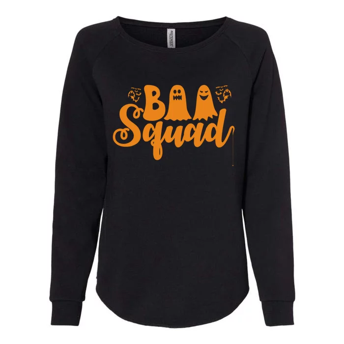 Funny Spooky Family Halloween Season Boo Squad Matching Idea Great Gift Womens California Wash Sweatshirt