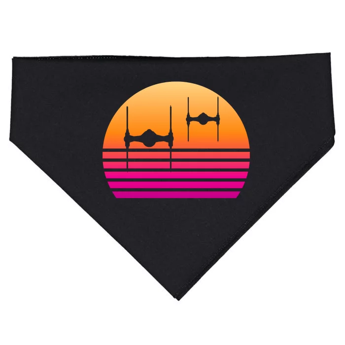 Fighter Sunset USA-Made Doggie Bandana