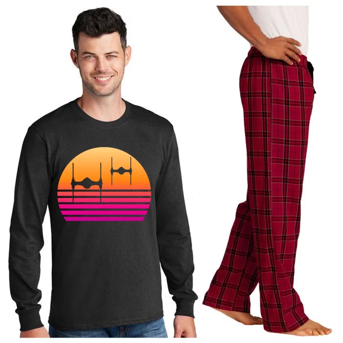 Fighter Sunset Long Sleeve Pajama Set