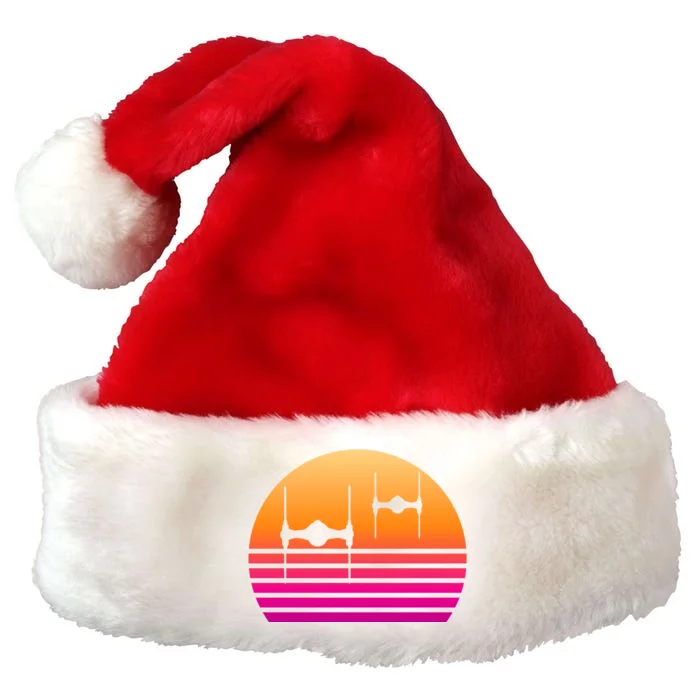 Fighter Sunset Premium Christmas Santa Hat