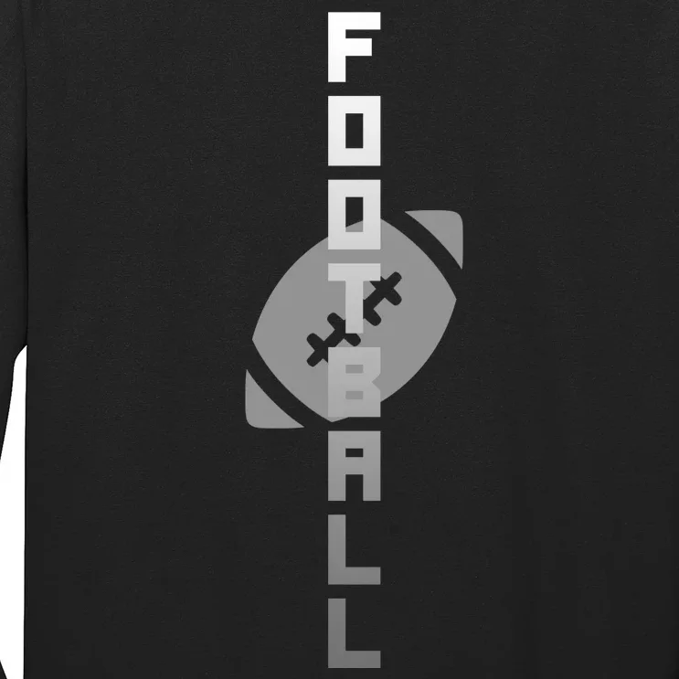 Football Sports Fan Logo Long Sleeve Shirt