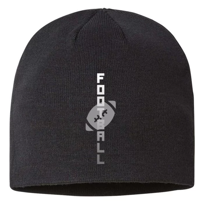 Football Sports Fan Logo 8 1/2in Sustainable Knit Beanie