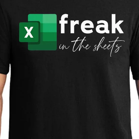 Funny Spreadsheet Freak In The Sheets Accountant Pajama Set