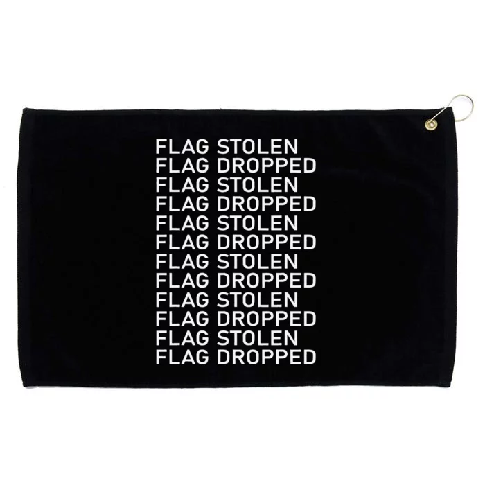 Flag Stolen Flag Dropped Grommeted Golf Towel