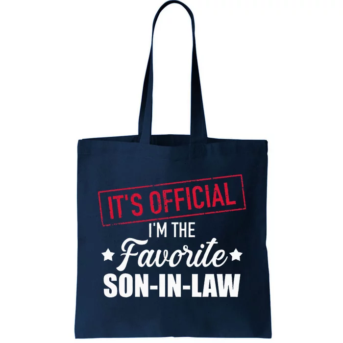 Favorite Soninlaw From Motherinlaw Or Fatherinlaw Tote Bag