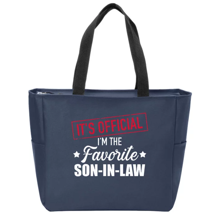 Favorite Soninlaw From Motherinlaw Or Fatherinlaw Zip Tote Bag