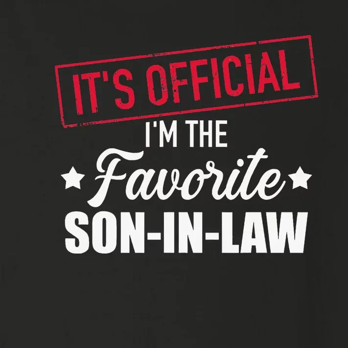 Favorite soninlaw from motherinlaw or fatherinlaw Toddler Long Sleeve Shirt