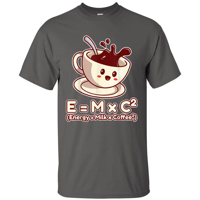 Funny Science Formula E=MC2 Energy Milk Coffee Kawaii Tall T-Shirt