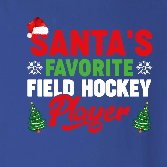 Funny Santas Favorite Field Hockey Player Christmas Funny Gift Toddler Long Sleeve Shirt