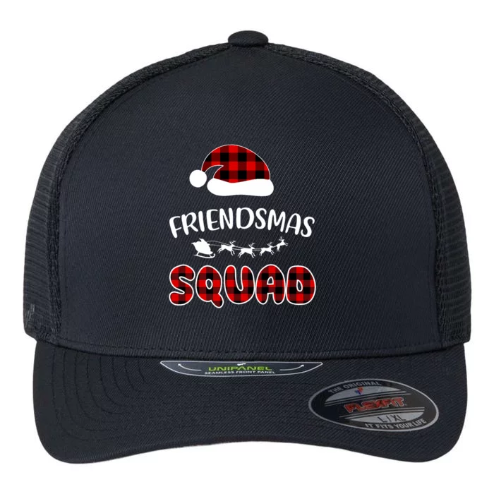 Friendsmas Squad Funny Xmas Light Family Matching Pajamas Flexfit Unipanel Trucker Cap