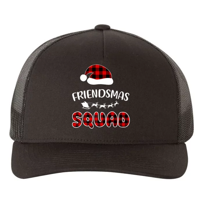 Friendsmas Squad Funny Xmas Light Family Matching Pajamas Yupoong Adult 5-Panel Trucker Hat