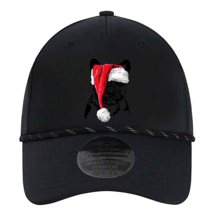 Funny Santa French Bulldog Christmas Dog Frenchie Mom Dog Funny Gift Performance The Dyno Cap