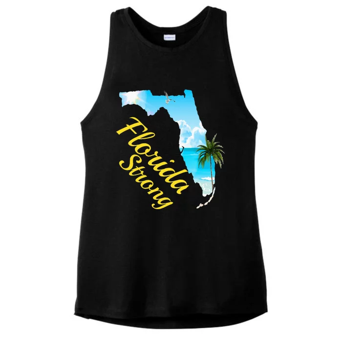 Florida Strong Ladies Tri-Blend Wicking Tank