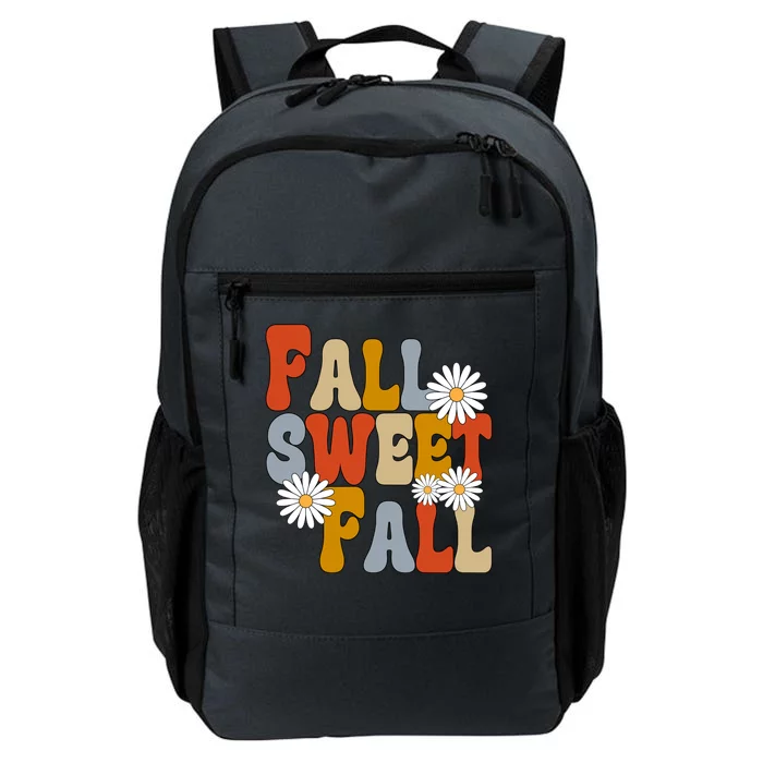 Fall Sweet Fall Retro Flower Daily Commute Backpack