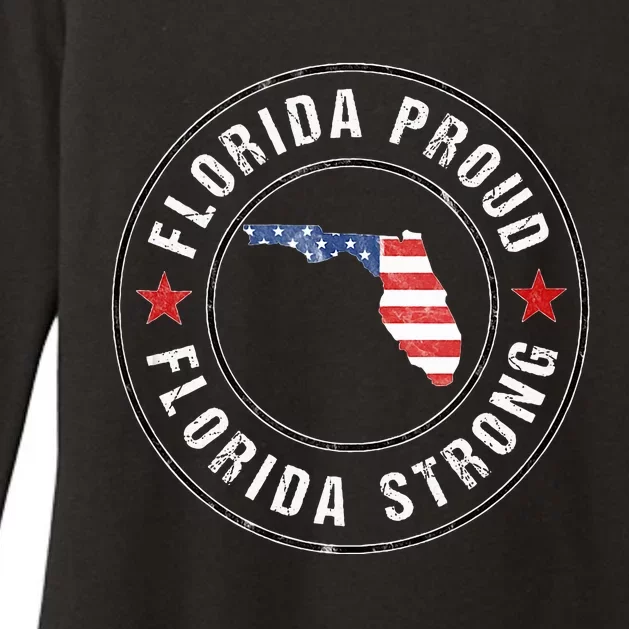 Florida Strong For Proud Residents Womens CVC Long Sleeve Shirt