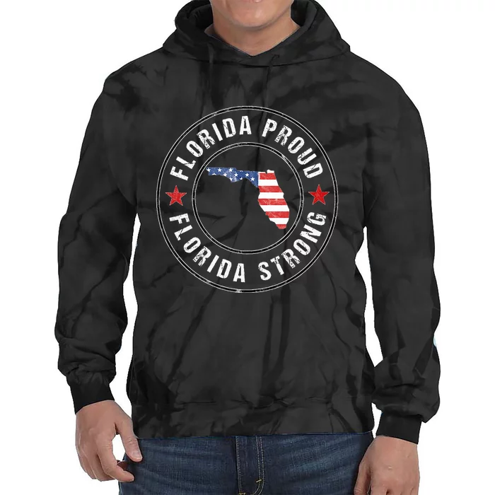 Florida Strong For Proud Residents Tie Dye Hoodie