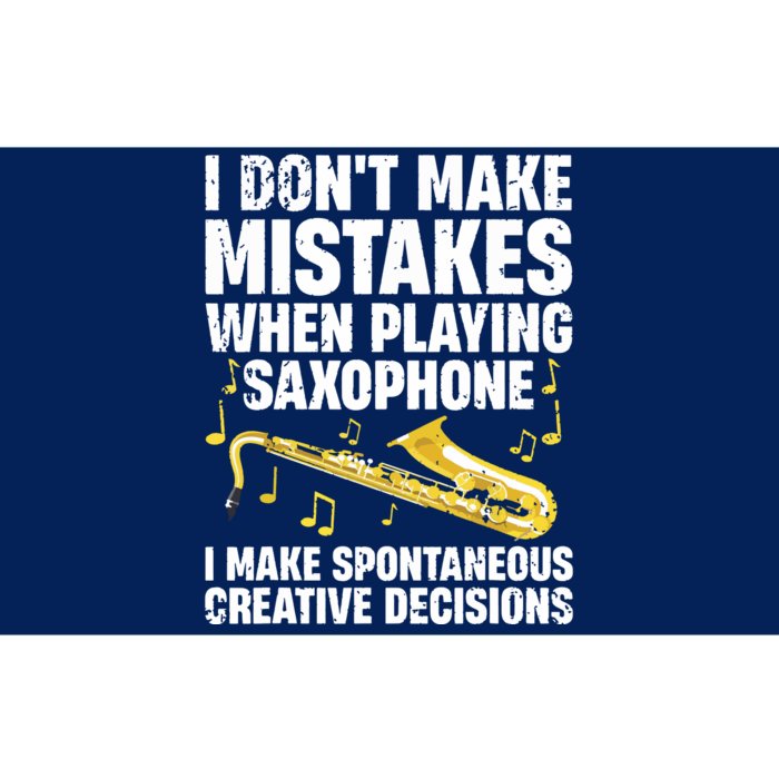 Funny Saxophone For Men Women Marching Band Player Musician Bumper Sticker