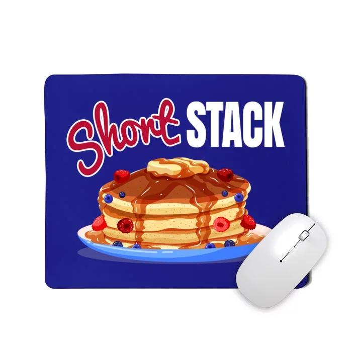 Funny Short Food Stack Pancake National Hot Breakfast Month Gift Mousepad