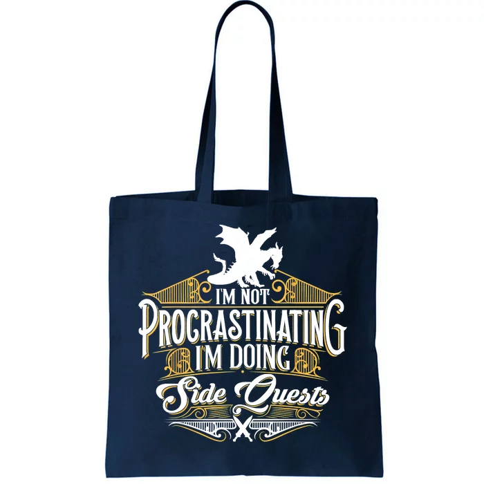 Funny Sarcastic, Funny Not Procrastinating, Nerdy Tote Bag