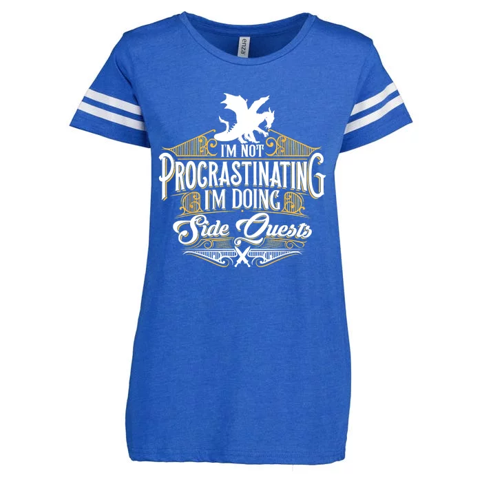 Funny Sarcastic, Funny Not Procrastinating, Nerdy Enza Ladies Jersey Football T-Shirt