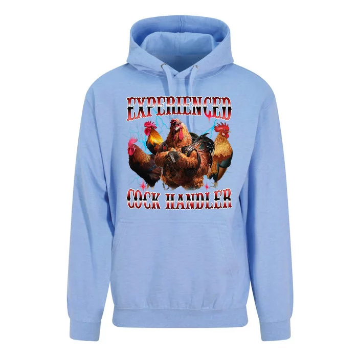 Funny Sayings For Adult Experienced Cock Handler Meme Dank Unisex Surf Hoodie