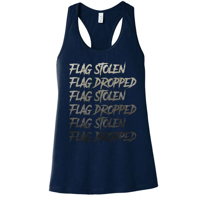 Flag Stolen Flag Dropped Flag Stolen Flag Dropped Women's Racerback Tank