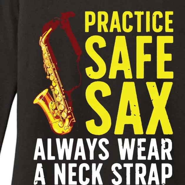 Funny Saxophone For Men Women Saxophone Player Saxophonist Womens CVC Long Sleeve Shirt