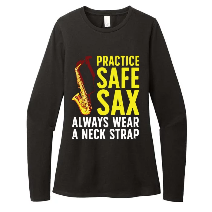 Funny Saxophone For Men Women Saxophone Player Saxophonist Womens CVC Long Sleeve Shirt