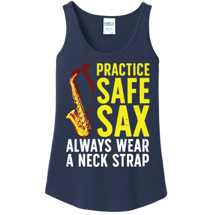 Funny Saxophone For Men Women Saxophone Player Saxophonist Ladies Essential Tank